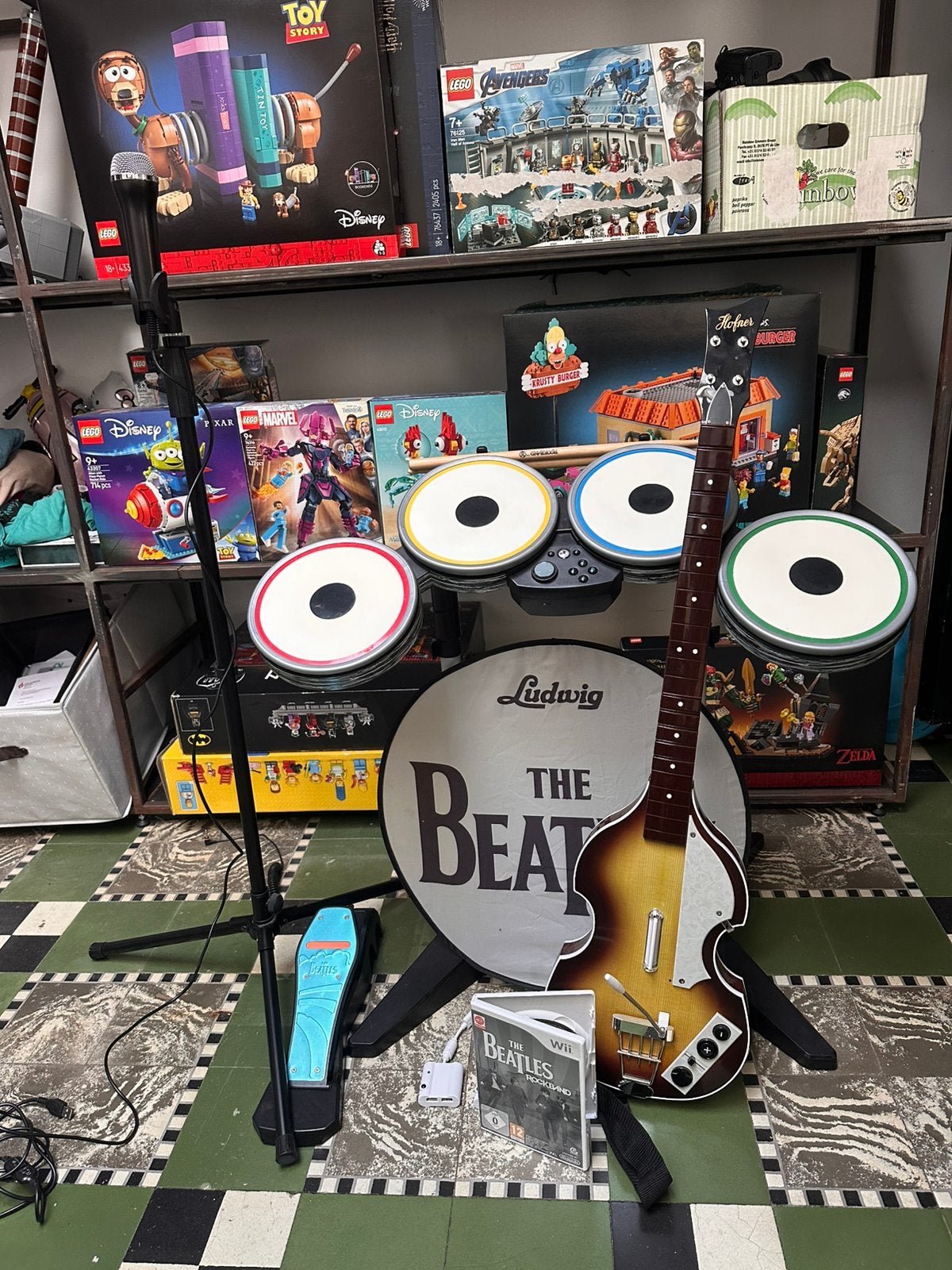 The Beatles rockband pakket wii, Ophalen, Zo goed als nieuw