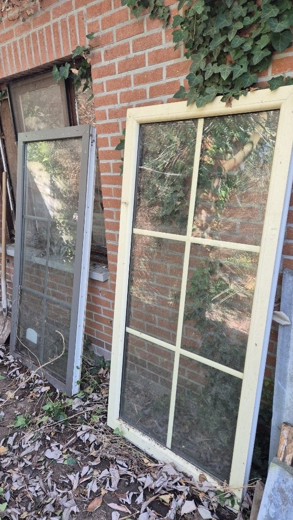 Ramen, Doe-het-zelf en Bouw, Ophalen, Gevelraam of Ruit, Gebruikt, 80 tot 120 cm