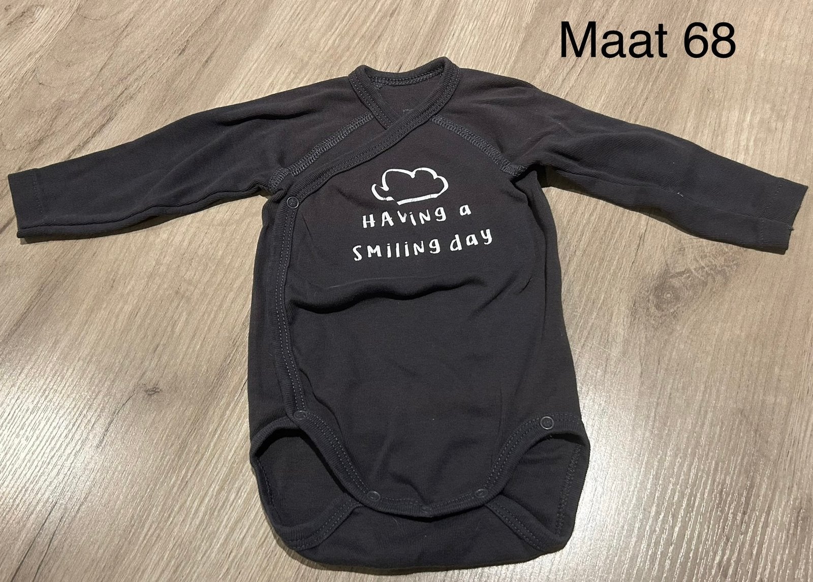 Overslagromper (maat 68), Enlèvement ou Envoi, Comme neuf, Vêtements de nuit ou Sous-vêtements