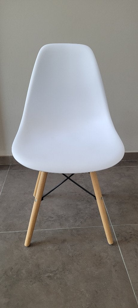 Stoelen, Gebruikt, Wit, Vijf, Zes of meer stoelen, Hedendaags