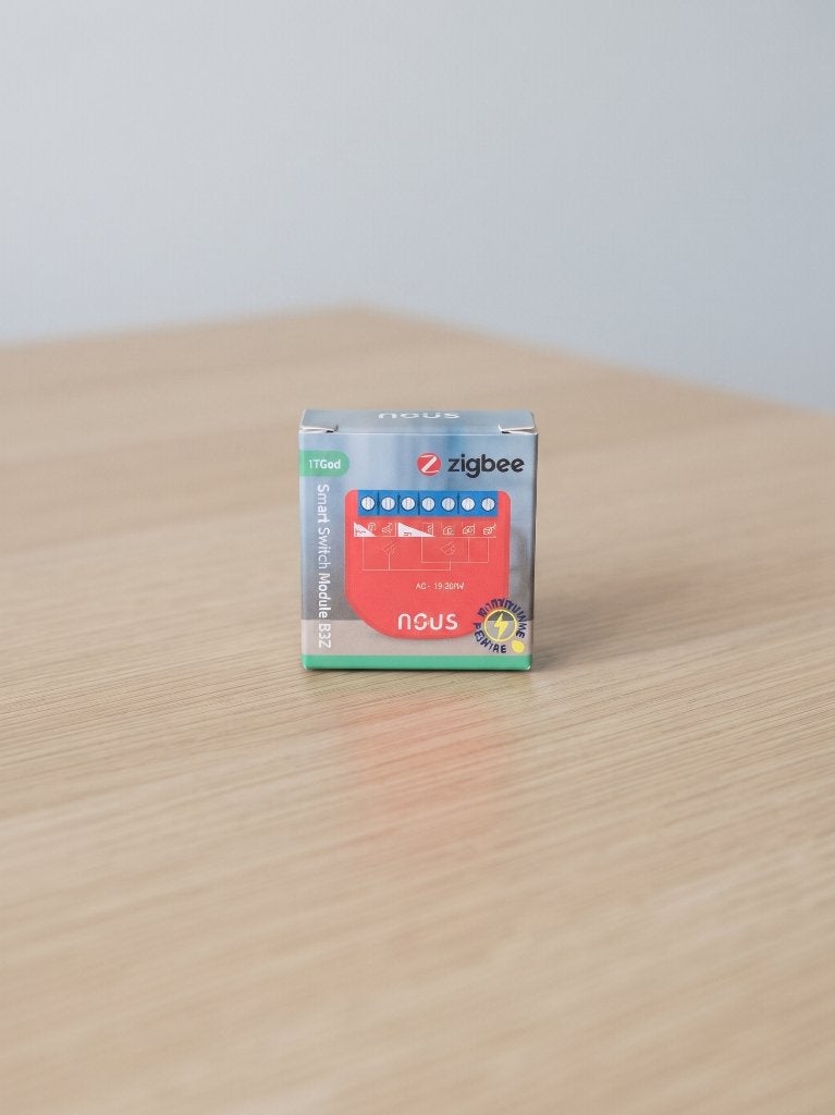 NOUS B3Z ZigBee slimme schakelaar – 2 kanaals, Ophalen of Verzenden, Nieuw, Overige merken, Overige typen