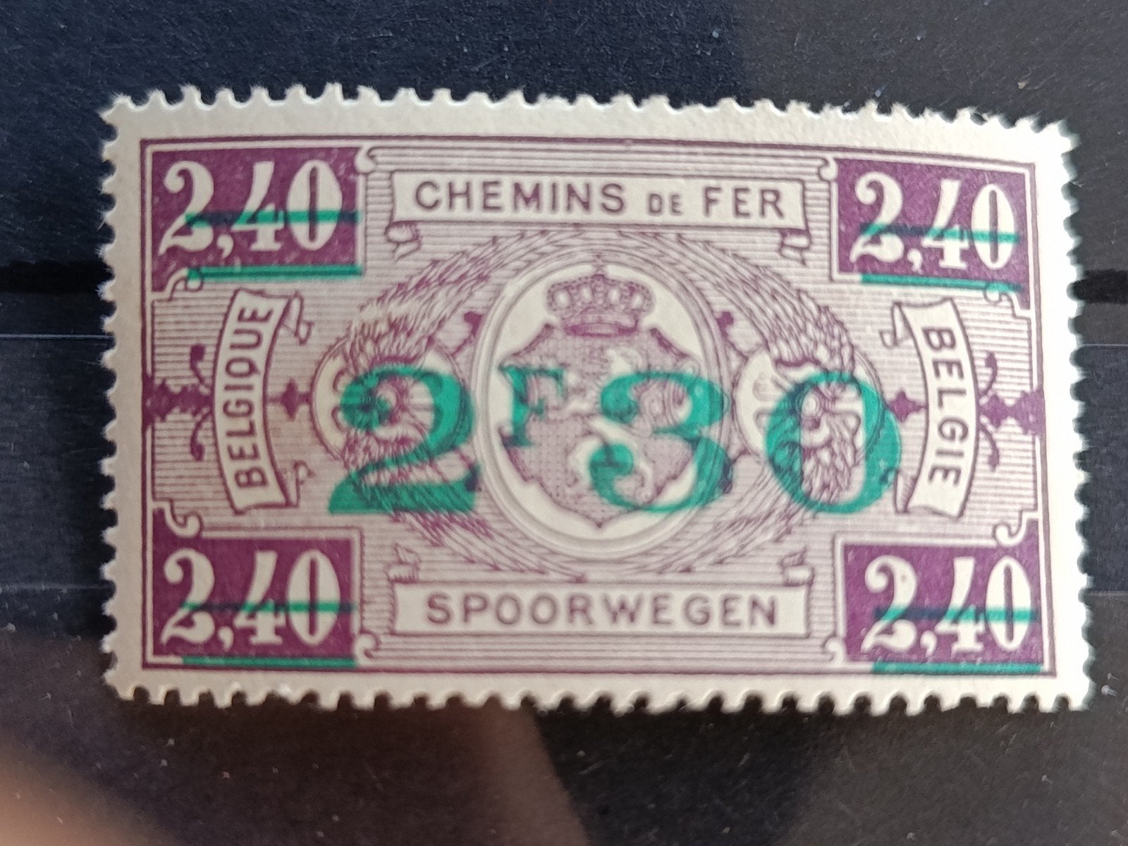 Spoorwegzegel,Rijkswapen., Postzegels en Munten, Ophalen of Verzenden