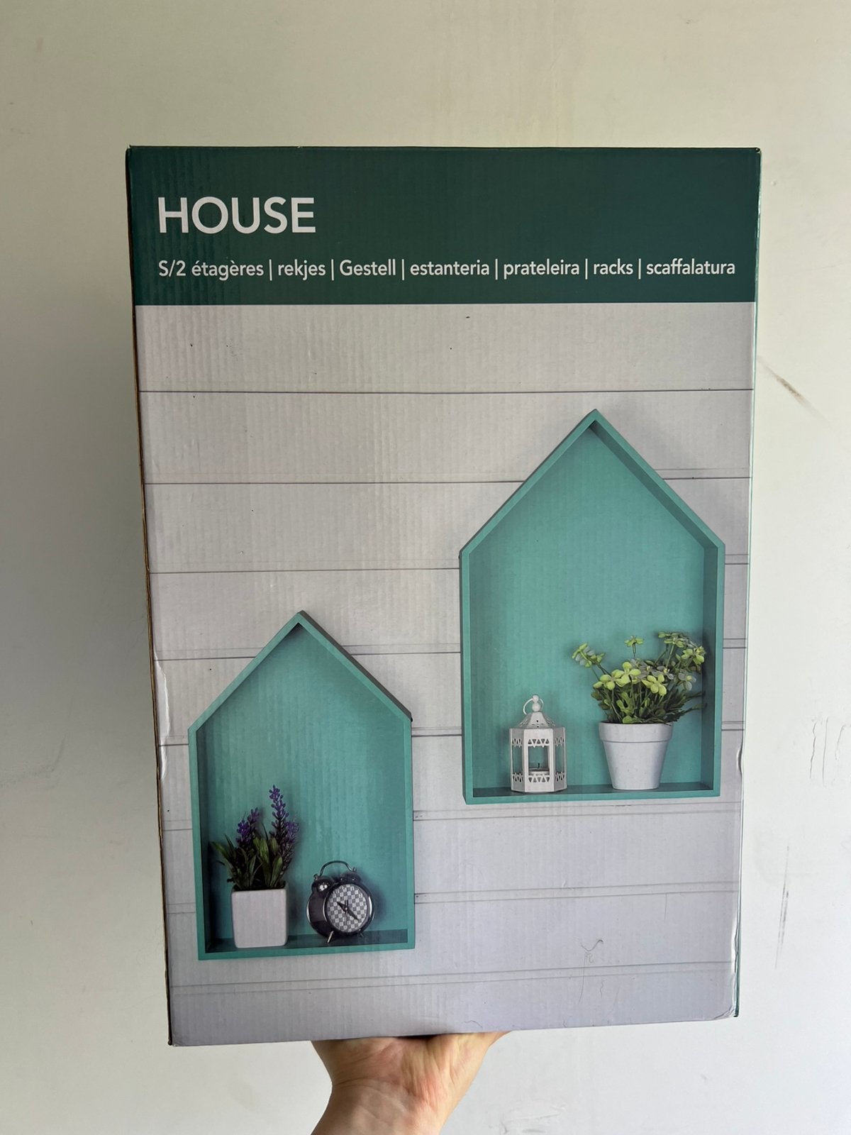 CASA turquoise muurdecoratie, Ophalen, Nieuw