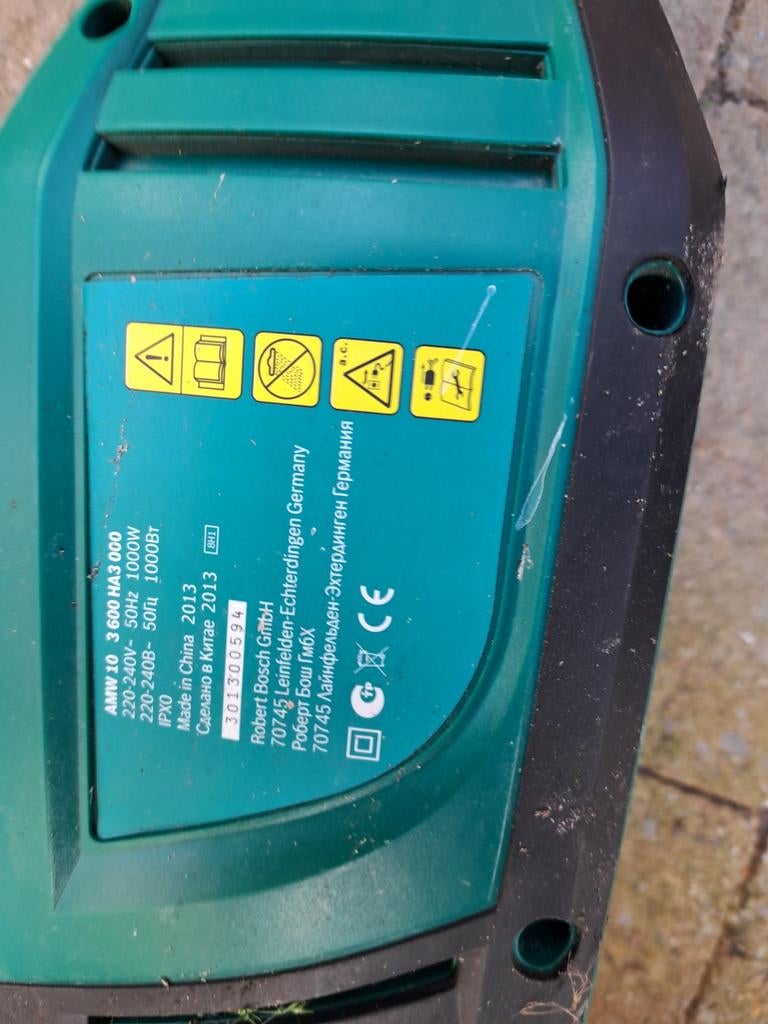 Bosch amw 10., Ophalen