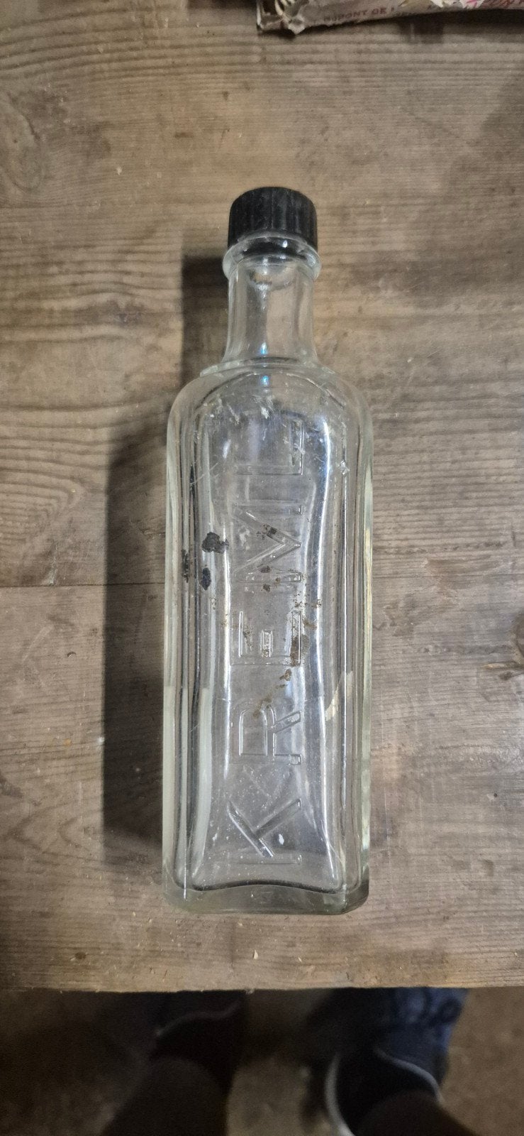 Kreml Embossed Bottle, R.B. Semler Hair Tonic, Ophalen of Verzenden, Landmacht, Overige typen