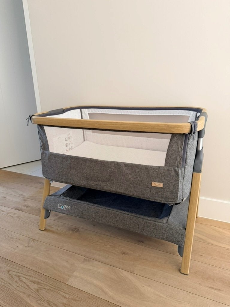 Tutti Bambini cosleeper + aerosleep matras, beschermer, hoes, Kinderen en Baby's, Babywiegjes en Ledikanten, Zo goed als nieuw