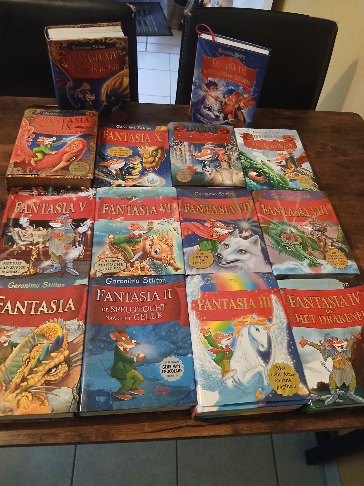 Geronimo Stilton boeken., Ophalen