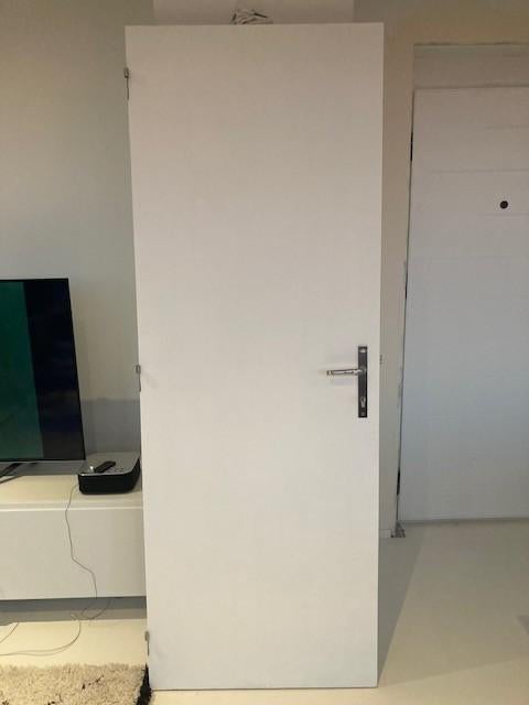 Voordeur appartement, Doe-het-zelf en Bouw, Deuren en Vliegenramen, Ophalen, Minder dan 80 cm, Zo goed als nieuw, 200 tot 215 cm