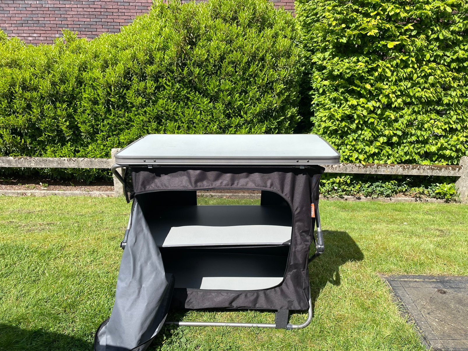 Compacte opvouwbare Campingkast, Caravans en Kamperen, Ophalen, Zo goed als nieuw, Campingkast