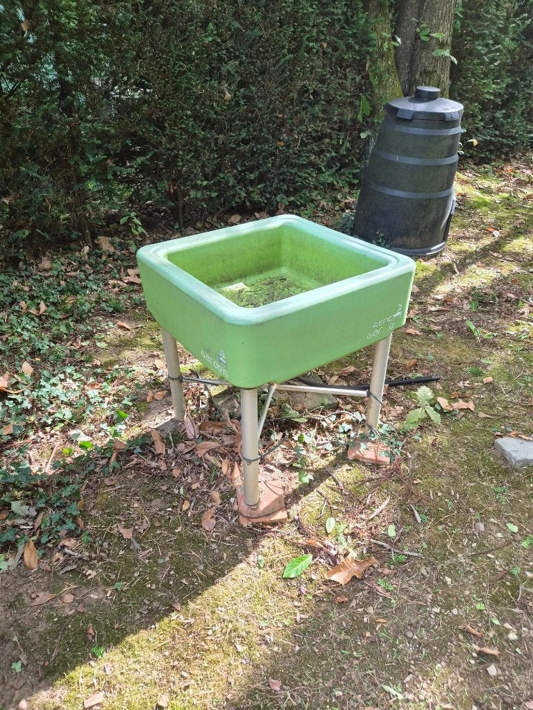 kruidenbak, Jardin & Terrasse, Bacs à fleurs & Jardinières, Carré, Synthétique, Enlèvement, Utilisé
