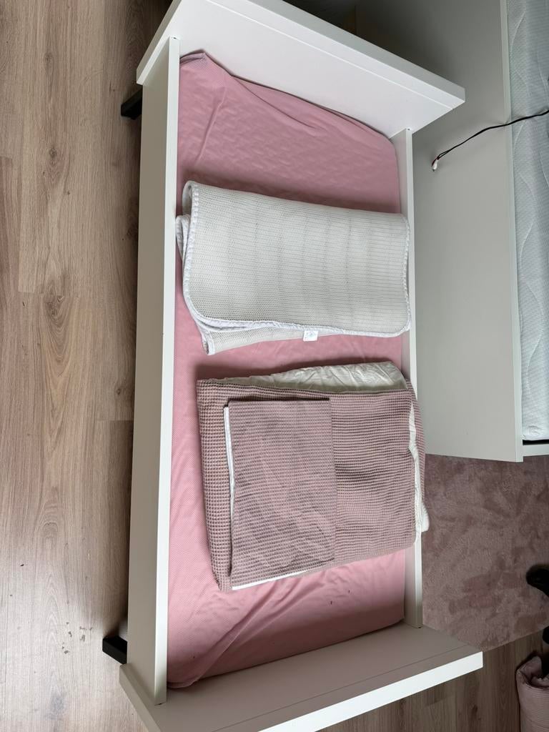 Babybed, Kinderen en Baby's, Ophalen, Zo goed als nieuw, Matras