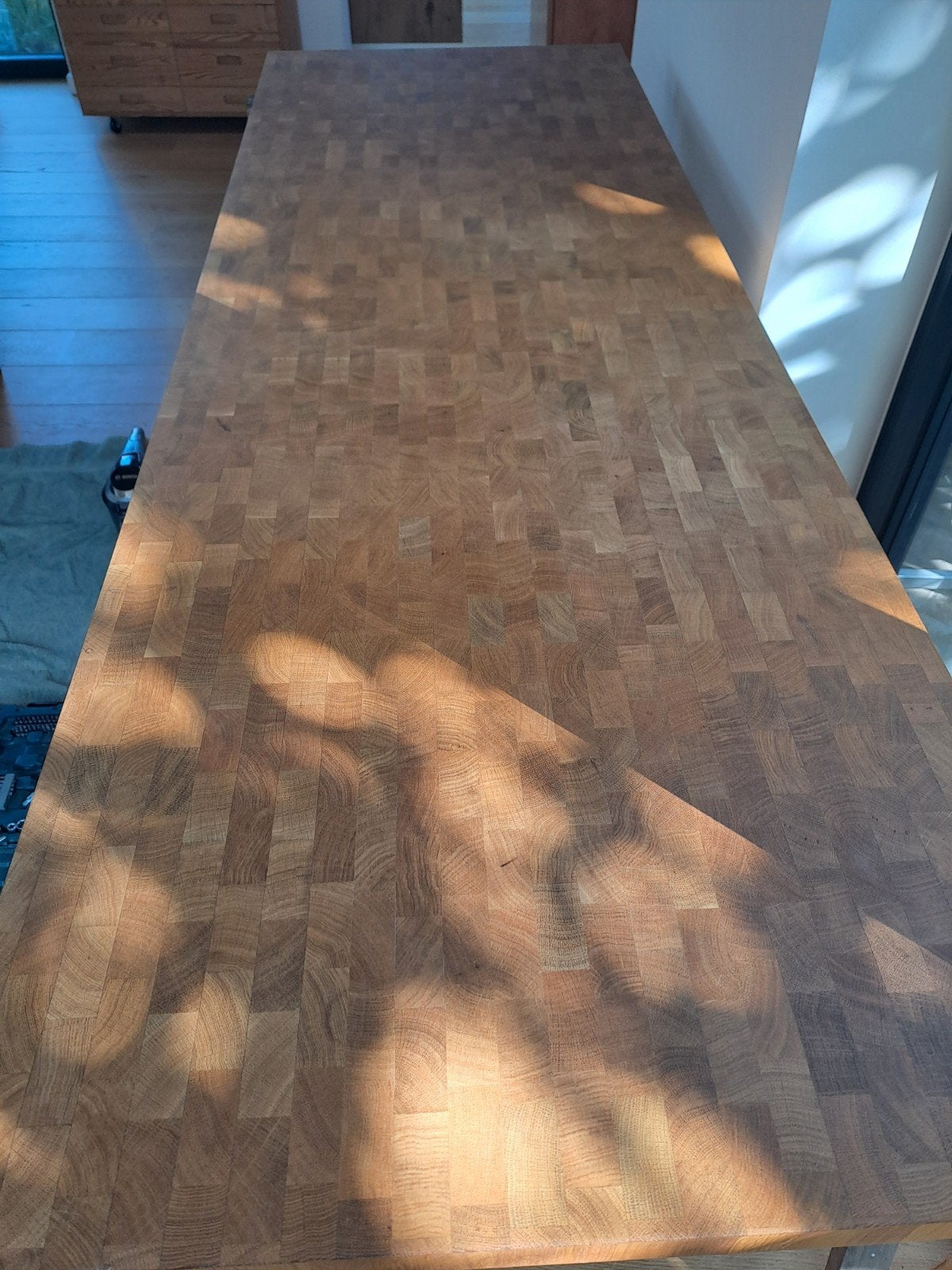 Keukenblad Ikea SKOGSÅ, Huis en Inrichting, Ophalen, Bruin, 50 tot 100 cm, Zo goed als nieuw