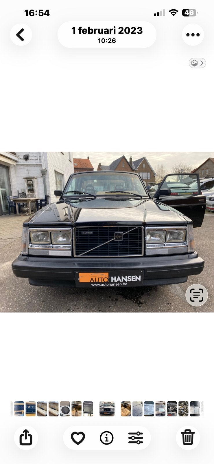 Flying Brick. Volvo 242 Turbo black 2deurs !! Belgisch, foto 5