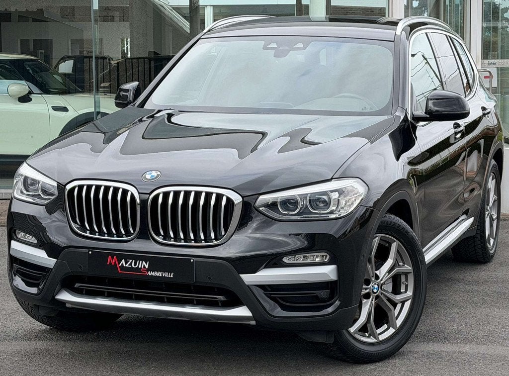 BMW X3 2.0 dA sDrive18 * X Line * Cuir * Caméra * Gar 1an *, Autos, BMW, Cuir, Achat, Entreprise, Noir