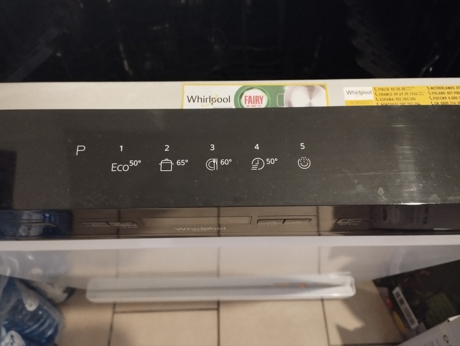 lave-vaisselle Whirlpool – Très bon état –, Elektronische apparatuur, Ophalen, Zo goed als nieuw, Tussenbouw, Eco programma