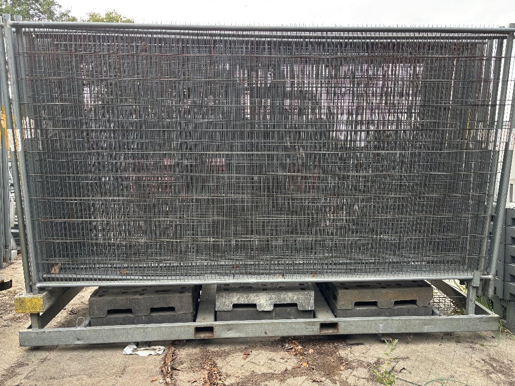 set bouwhekken incl. transportcontainer, Tuin en Terras, Gaas en Draad, Ophalen, Gebruikt