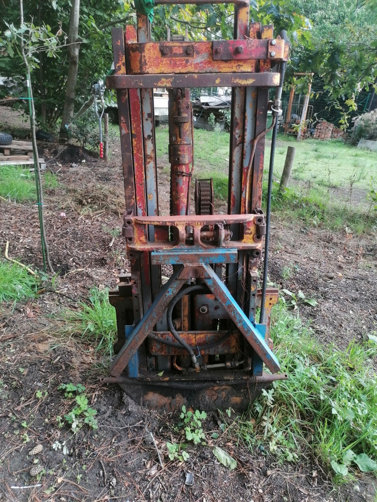 hefmast tractor, Ophalen