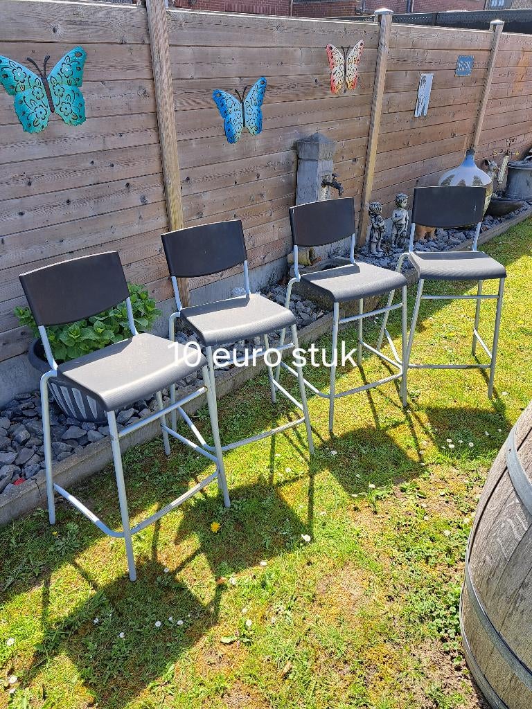 Barstoelen, Ophalen, Gebruikt, Metaal
