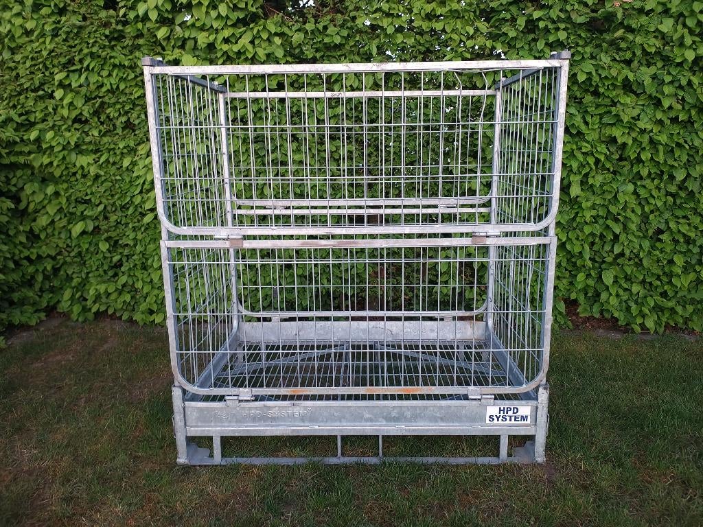 gitterbox gaascontainer opvouwbaar en stapelbaar, Enlèvement, Repliable