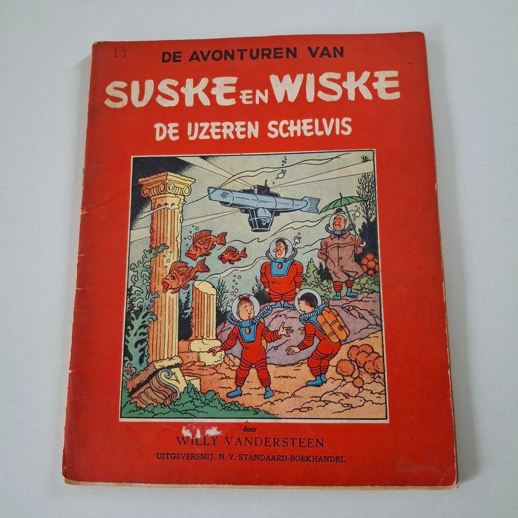 Suske en wiske de ijzeren schelvis.eerste druk., Boeken, Ophalen, Gelezen, Willy Vandersteen