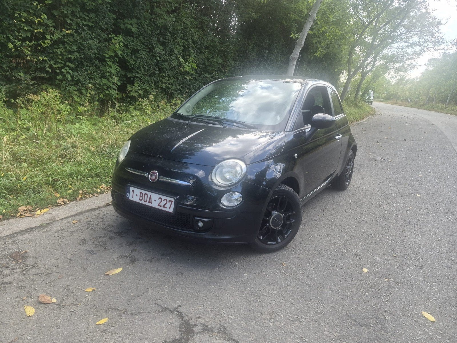 Te koop – Fiat 500 1.2 Benzine
  gekeurd voor verkoop, Auto's, Fiat, Automaat, 4 cilinders, Leder en Stof, Zwart