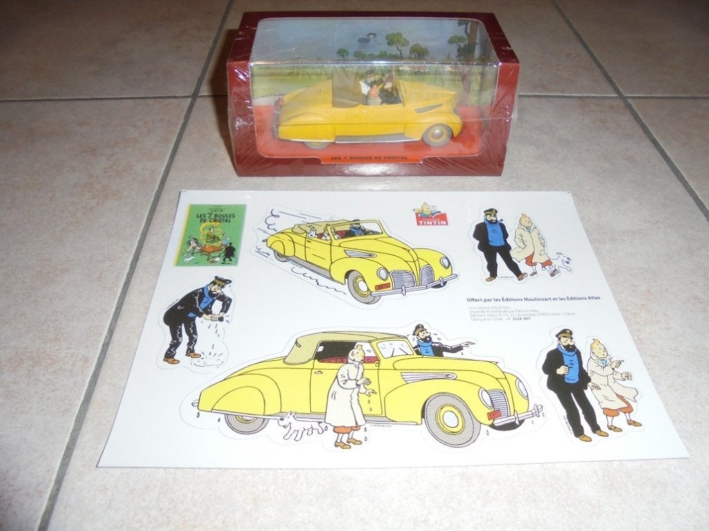 Kuifje nr 07 De Lincoln Zephyr geseald met sticker, Ophalen of Verzenden, Kuifje, Nieuw, Overige typen