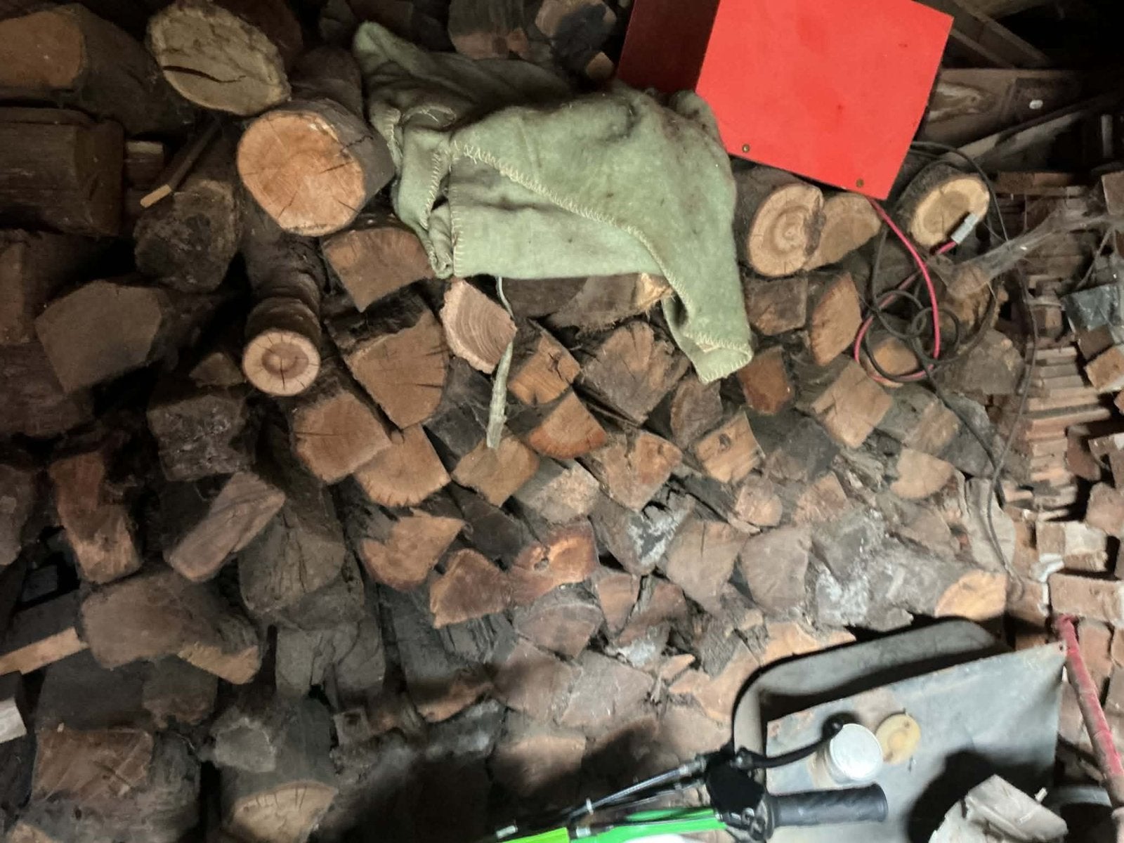 Droog brandhout, Tuin en Terras, Ophalen