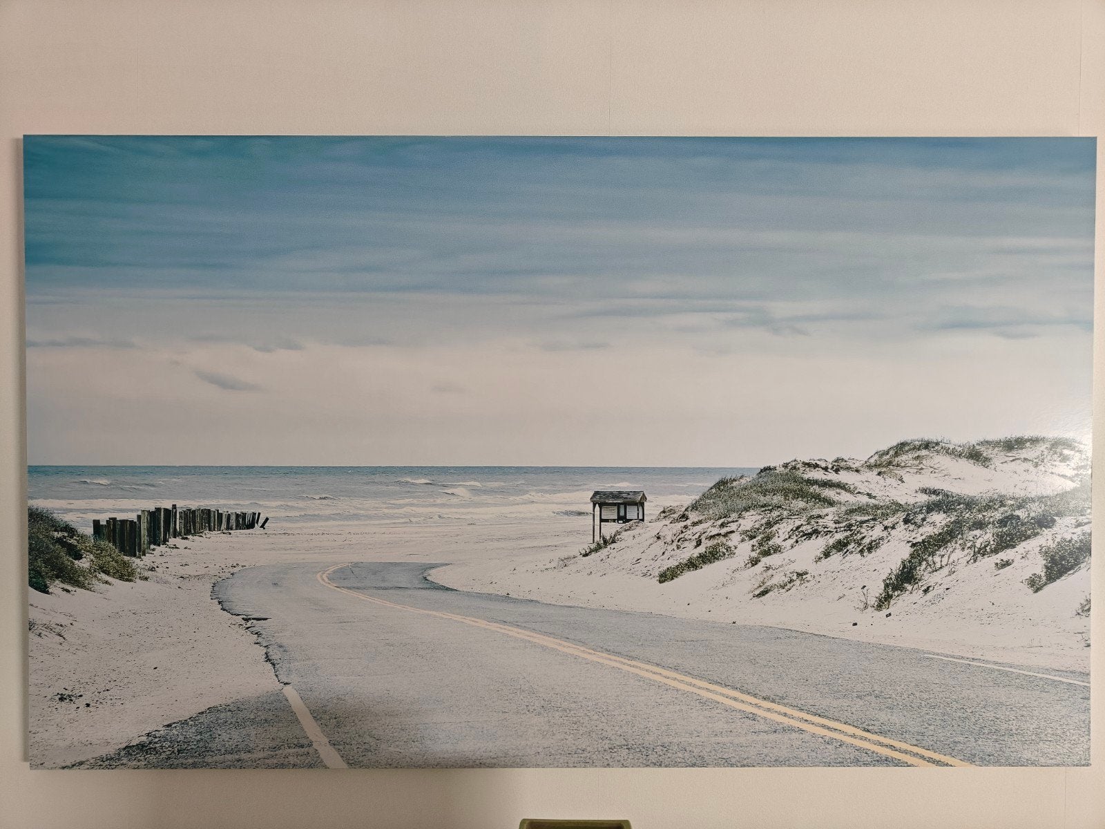 Canvas duinen / zee, Ophalen