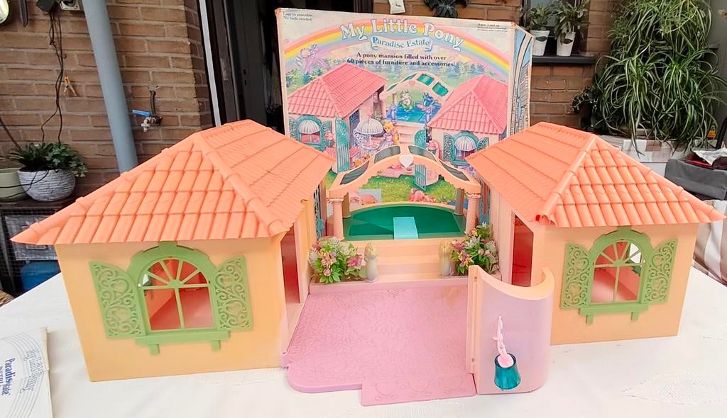 My Little Pony Paradise Estate 1986 HASBRO speelhuis, Ophalen