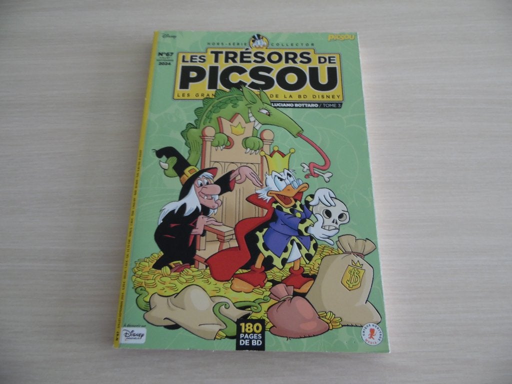 LES TRÉSORS DE PICSOU N°67, Ophalen of Verzenden, Zo goed als nieuw, Eén stripboek, WALT DISNEY