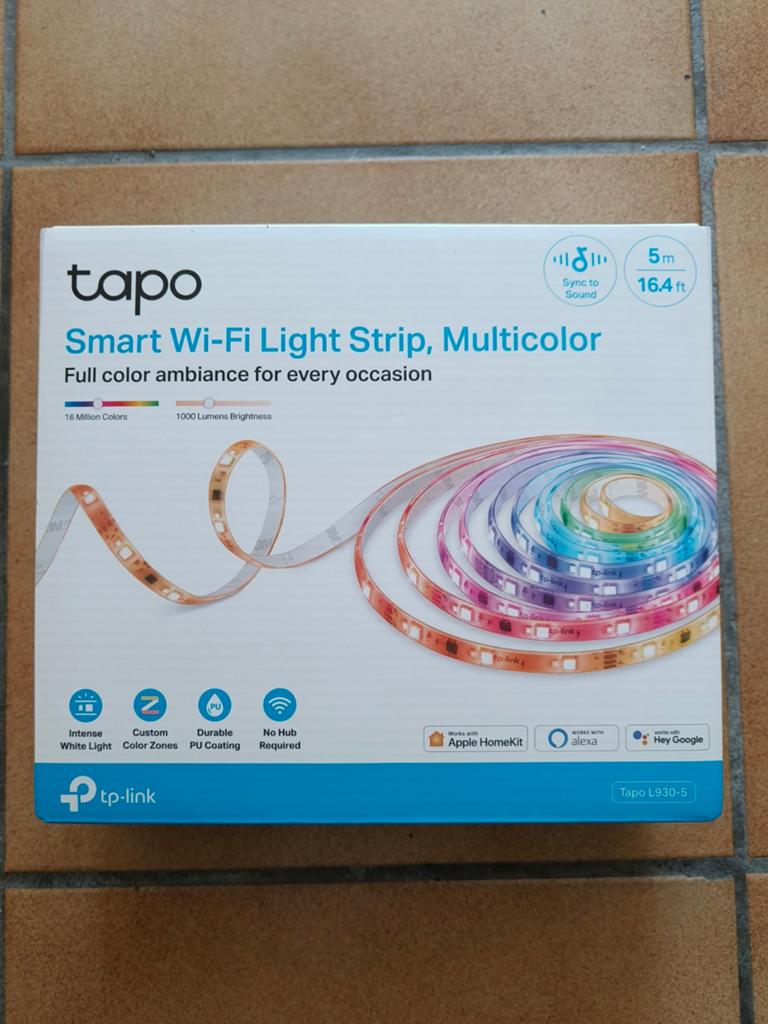 Tapo wifi light strip, Ophalen