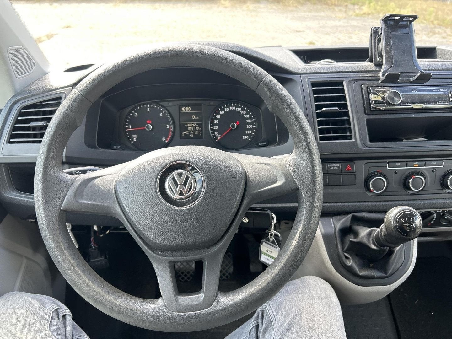 Volkswagen T6 Transporter Kombi 2.0 TDI L2H1 | € 9.450,- NET, Entreprise, Boîte manuelle, Noir, Diesel