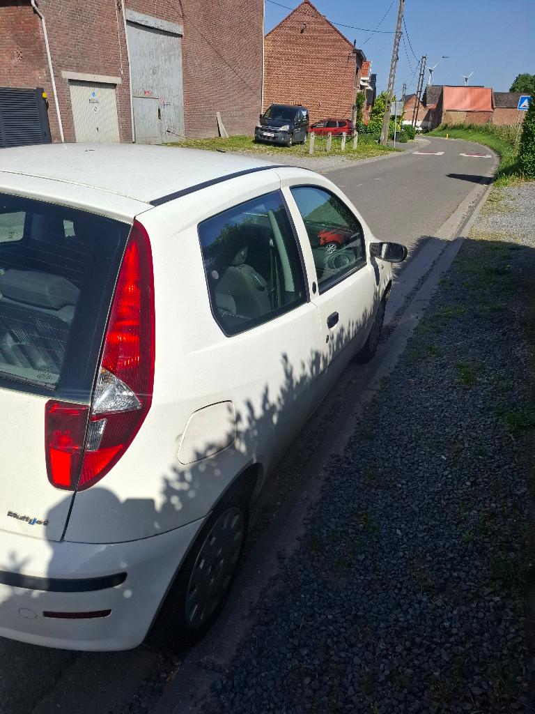 Fiat punto wit, Auto's, Voorwielaandrijving, Stof, Zwart, Wit