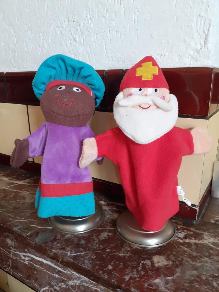 Sint en Piet handpoppen poppenkastpoppen, Ophalen of Verzenden