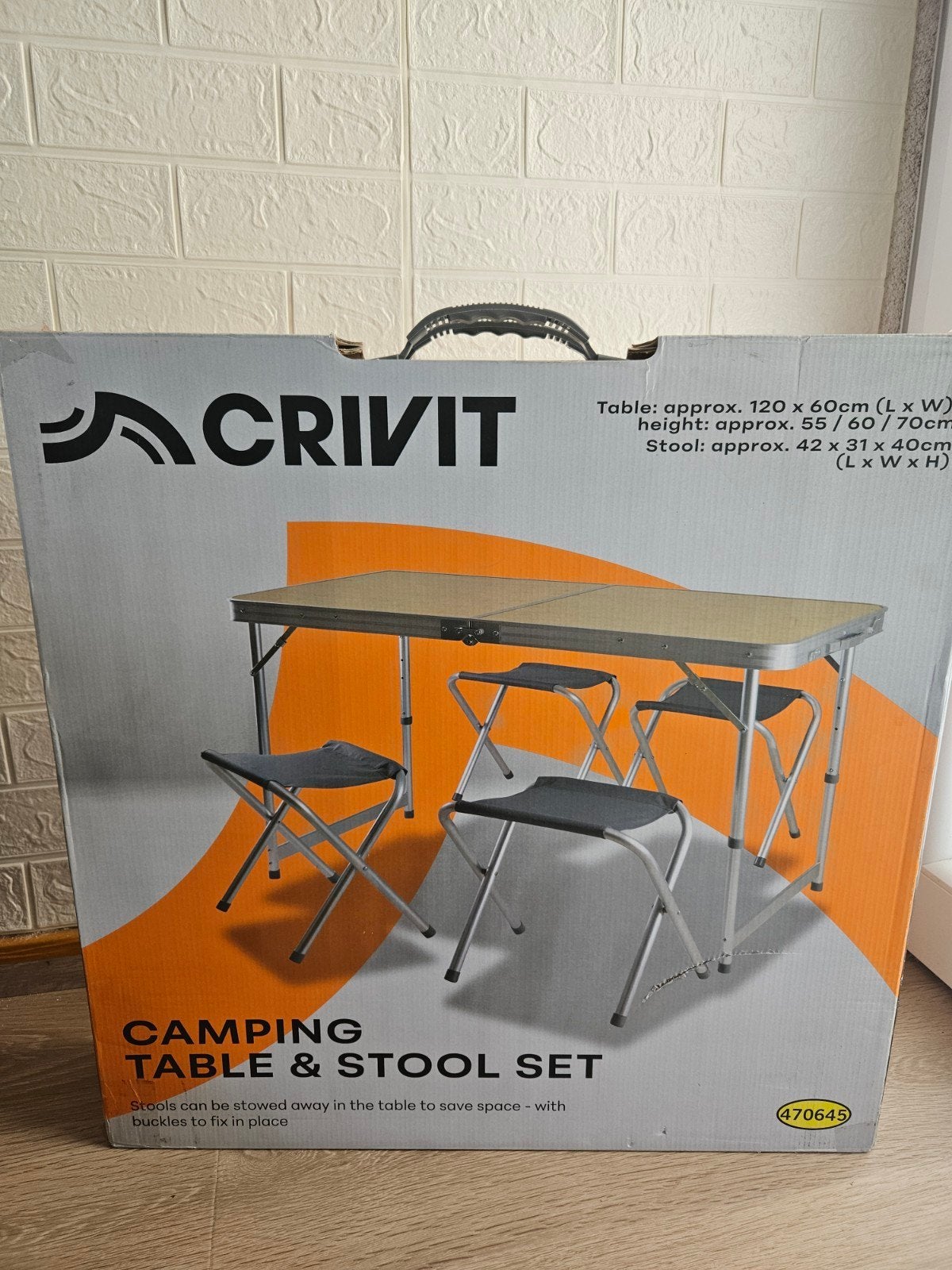 crivit camping set, Ophalen, Nieuw, Campingtafel