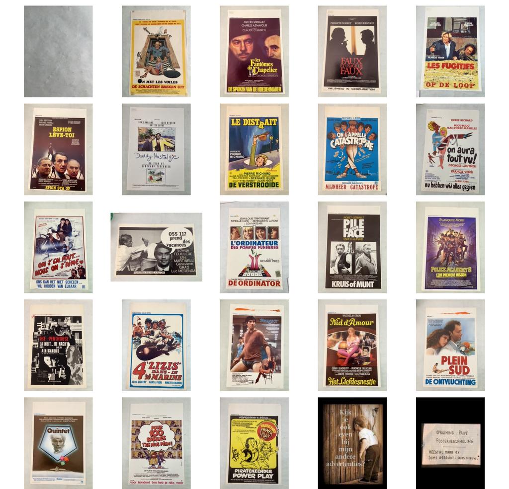 LOT FILMPOSTERS    (22)    36-54 cm, Ophalen of Verzenden