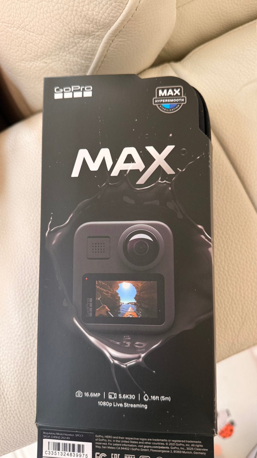 Go Pro Max 360 nieuwstaat, Ophalen of Verzenden, Zo goed als nieuw, GoPro