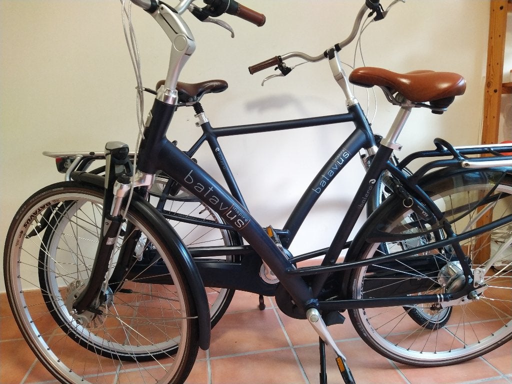 2 Batavus Dames 53 en Herenfiets 61, Ophalen, Gebruikt, Batavus, 61 tot 65 cm