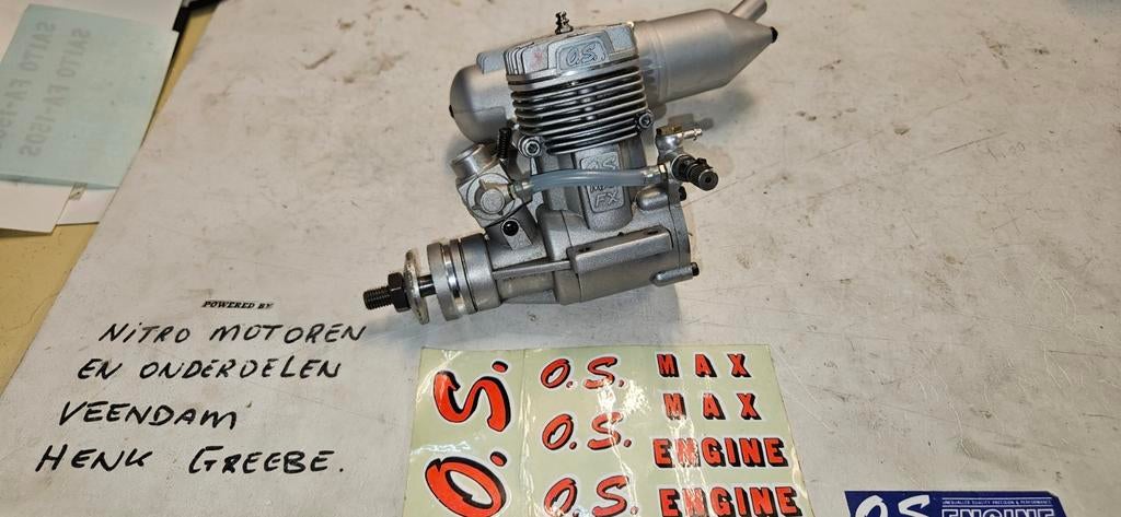 Os Max FX 61 met 4010 uitlaat, Hobby en Vrije tijd, Ophalen of Verzenden, Gebruikt, Nitro, RTF (Ready to Fly)