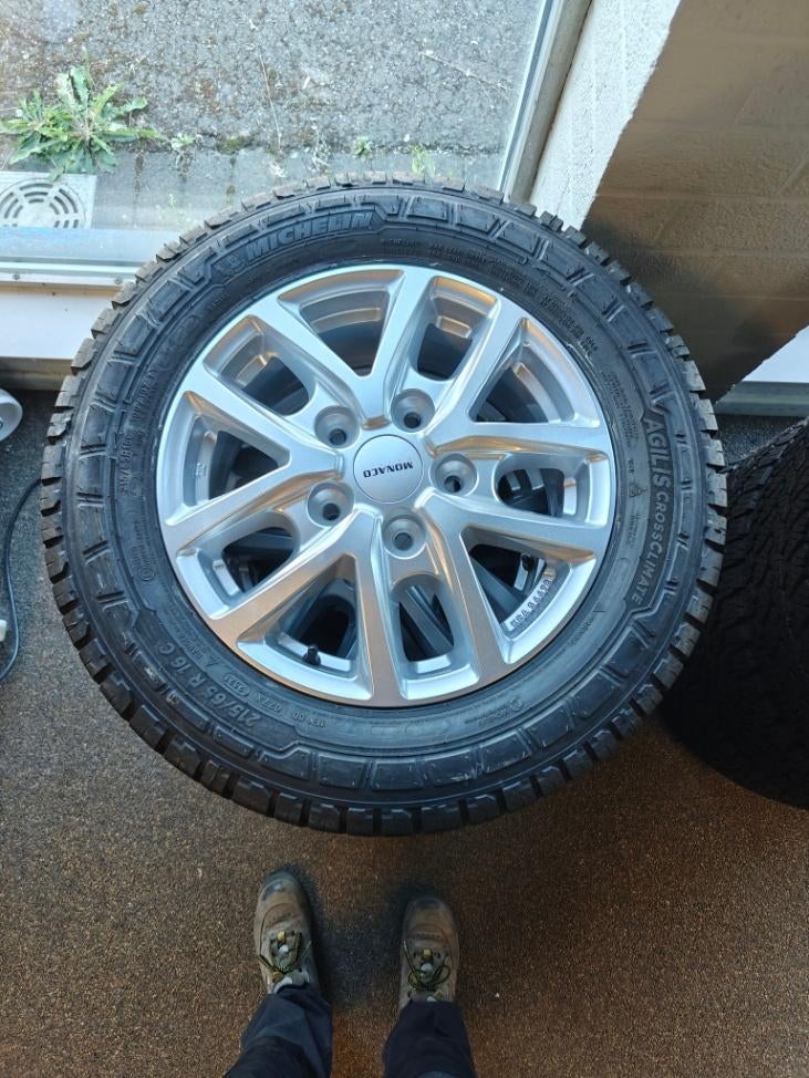 Jantes 16" avec pneus Boxer/Jumper/Ducato/Movano/ProAce max, Neuf, 215 mm, 4 Saisons, 16 pouces