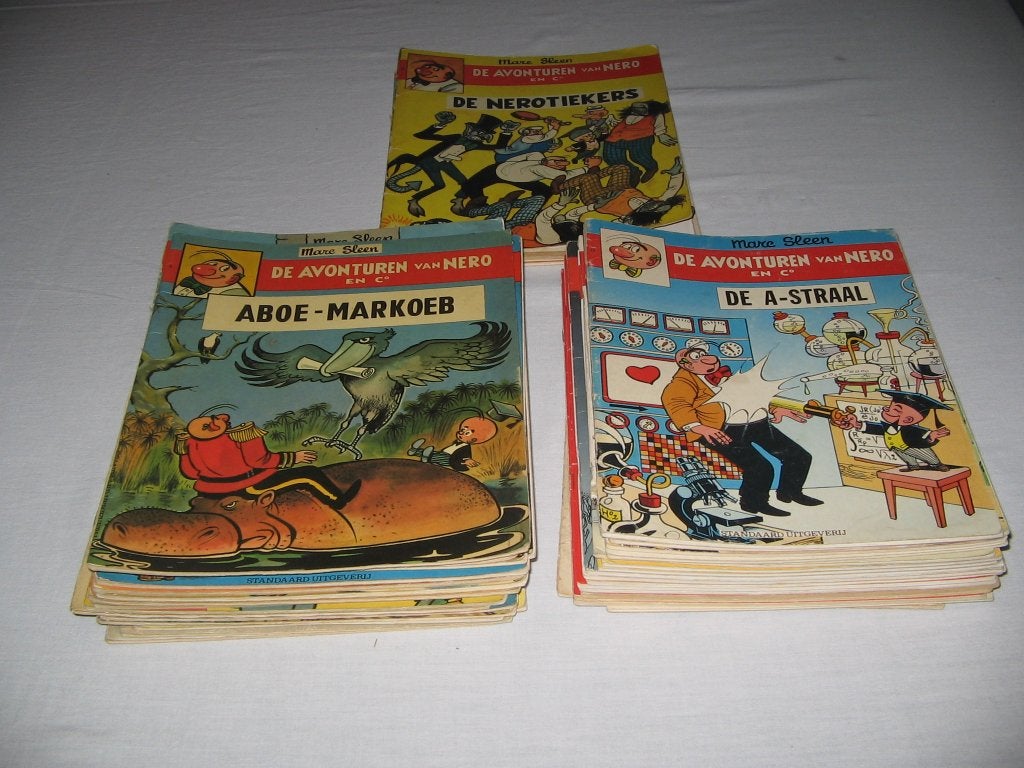 Pakketje gekleurde Nero strips 40 stuks, Boeken, Stripverhalen, Meerdere stripboeken, Ophalen of Verzenden, Marc sleen