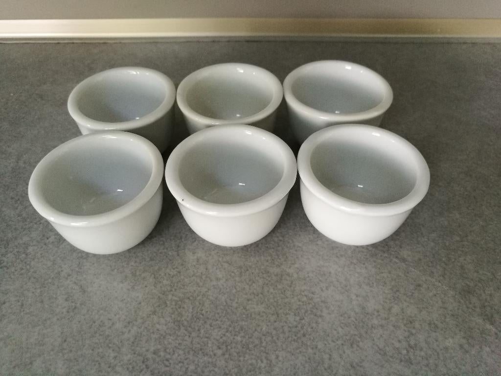 6 mini kaarsenhouders, Overige materialen, Wit, Nieuw, Ophalen of Verzenden