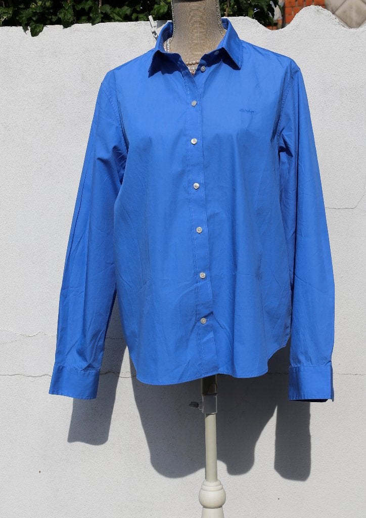 Chemise bleue Gant - Taille 46, Vêtements | Femmes, Taille 46/48 (XL) ou plus grande, Enlèvement ou Envoi, Comme neuf, Gant
