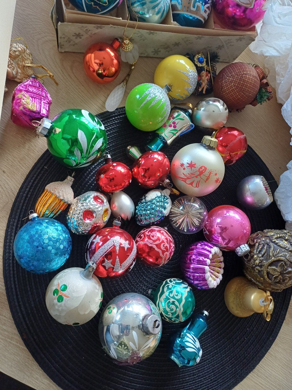 oude kerstballen, Diversen, Kerst, Ophalen, Gebruikt