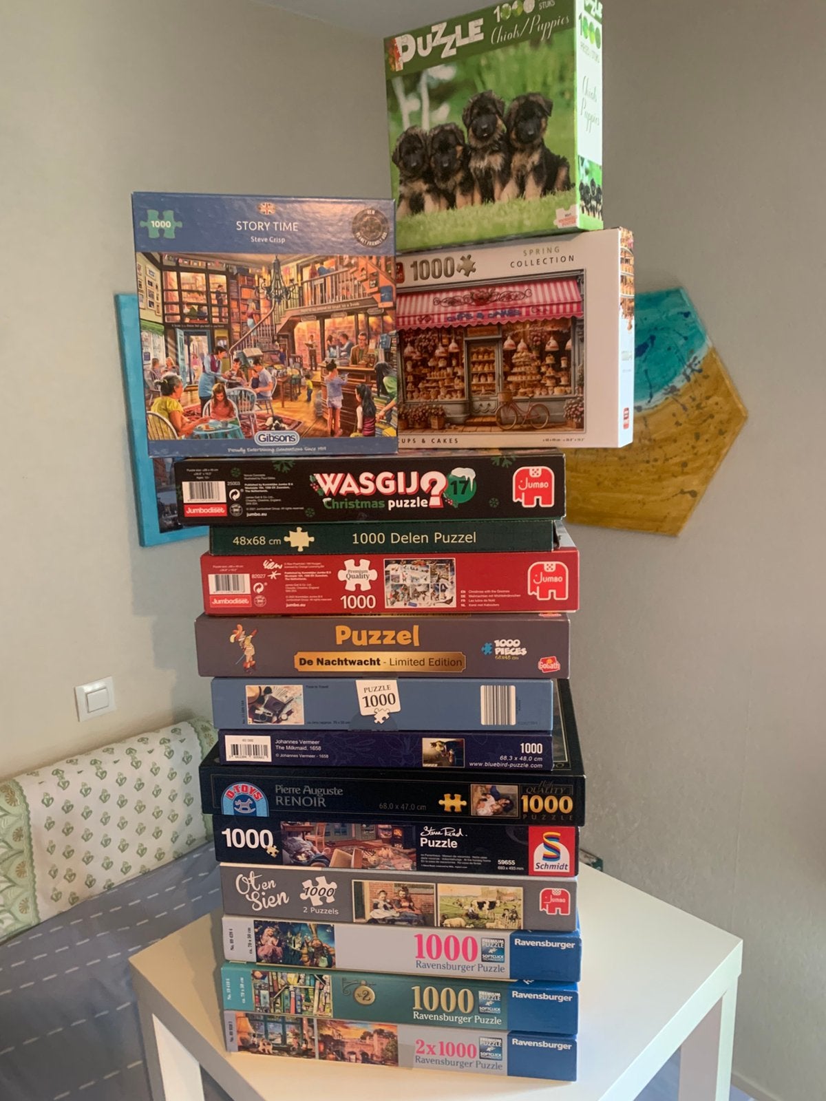 Puzzel varia, Hobby en Vrije tijd, Ophalen, Zo goed als nieuw