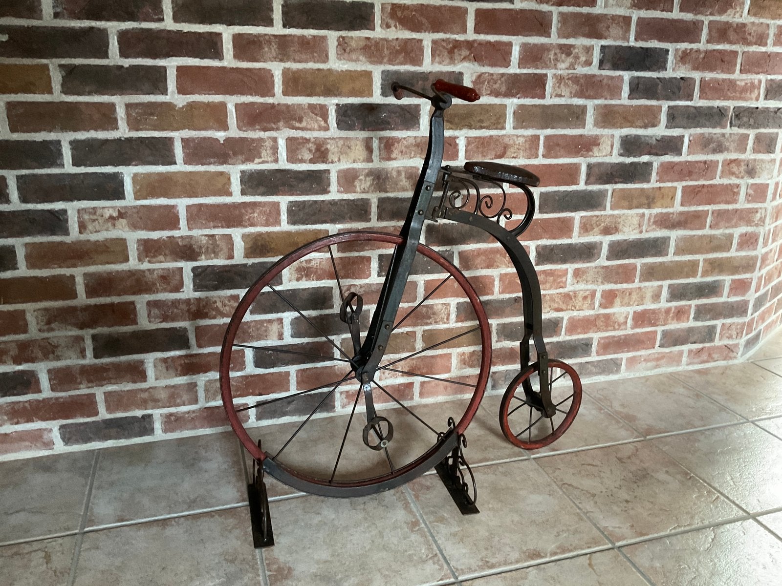 Ancien Vélo Grand Bi Bicyclette enfants, Enlèvement