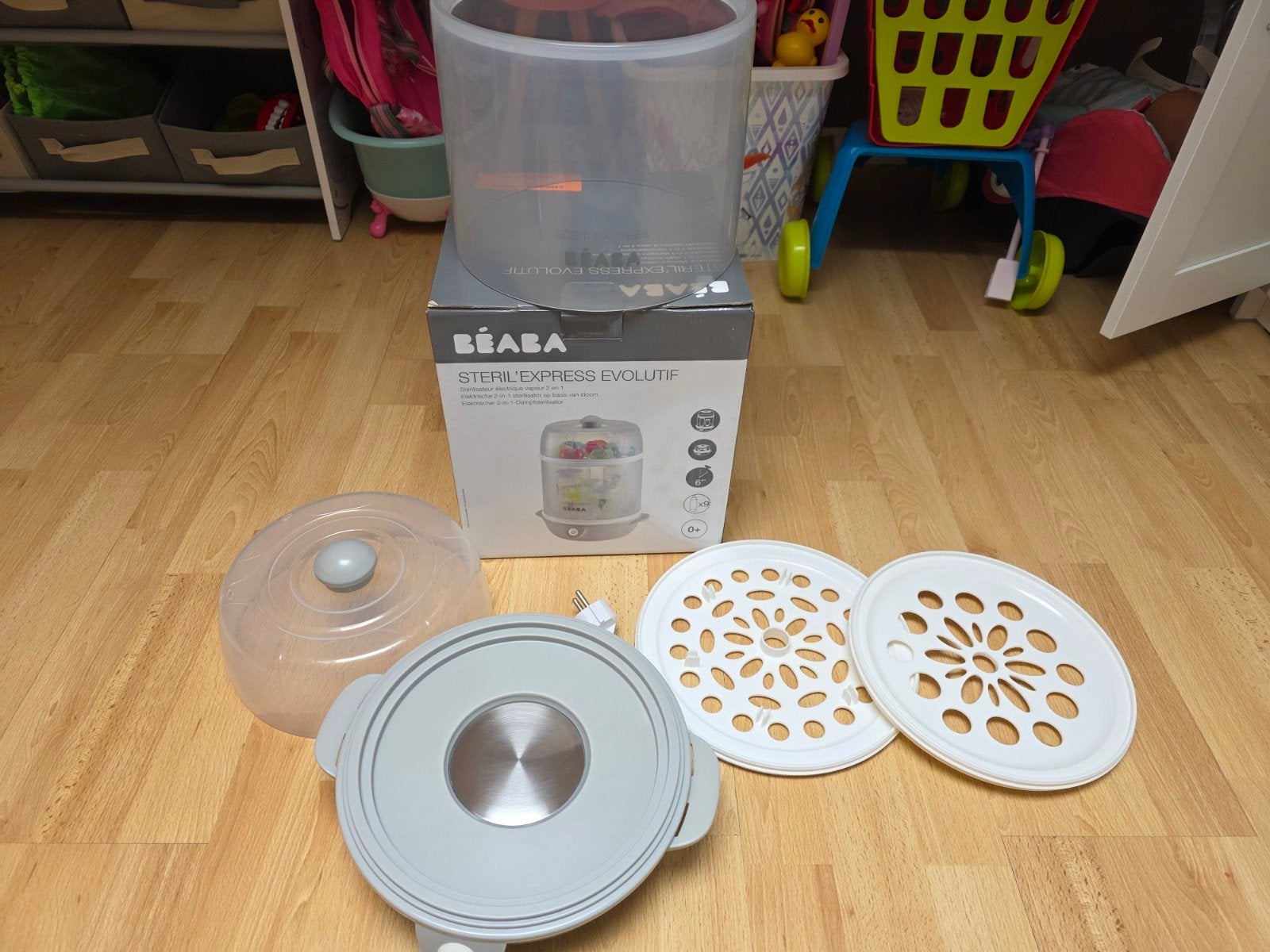 Béaba flessen sterilisator 2 in 1, Ophalen, Zo goed als nieuw, Sterilisator