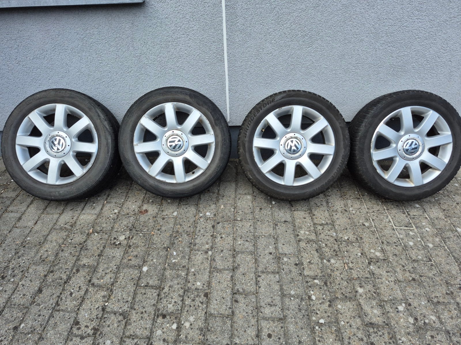 jantes originales VW Volkswagen hiver 205 55 16 5x112, Enlèvement, Pneus hiver, Pneu(s)