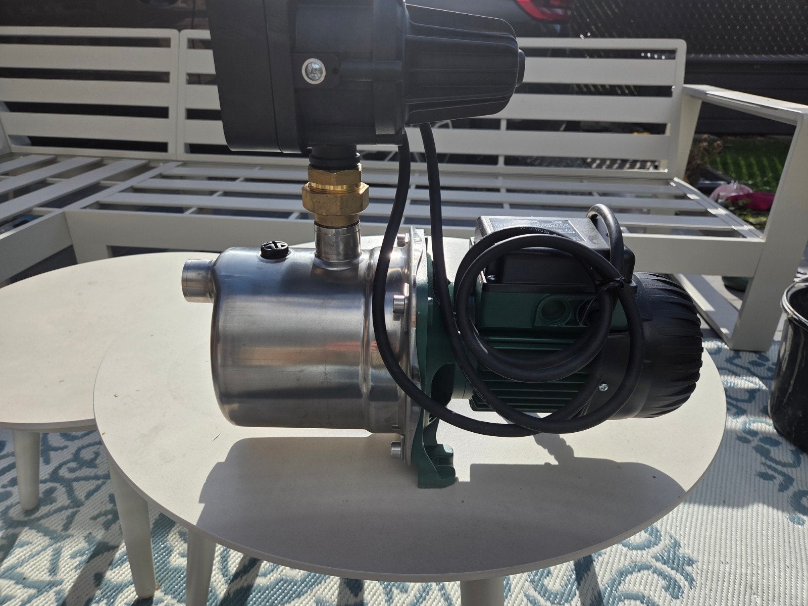 hydrofoor dab 82m inox met drukregelaar, Tuin en Terras, Ophalen, Zo goed als nieuw, Elektrisch, Hydrofoorpomp