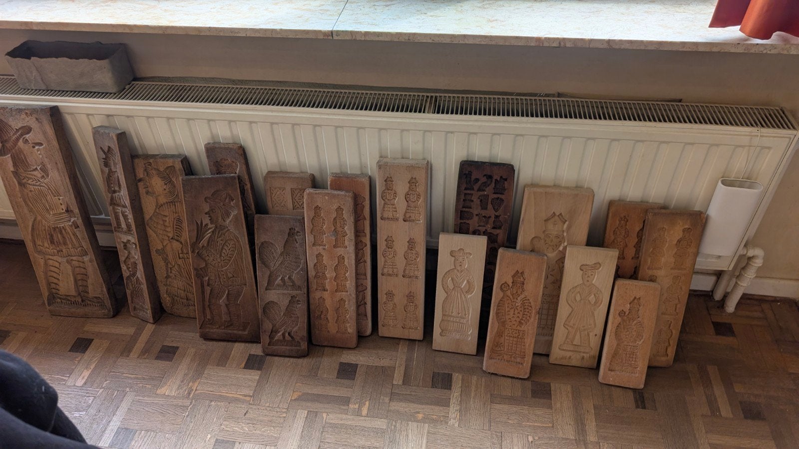 18 speculaasplanken, Antiek en Kunst, Antiek | Keukengerei, Ophalen